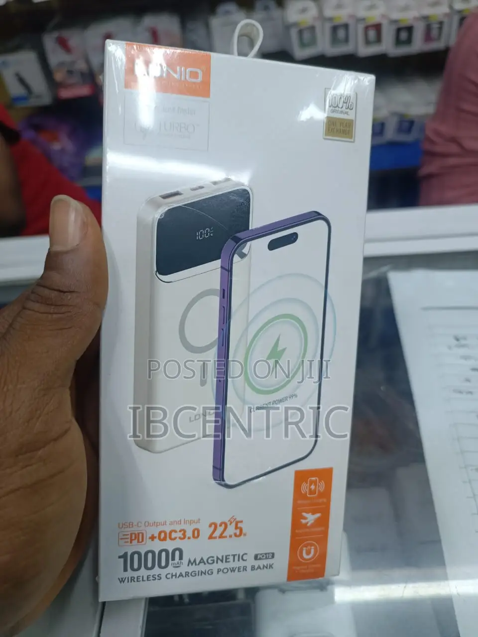 LDNIO 10000mah Magnetic Wireless Charger