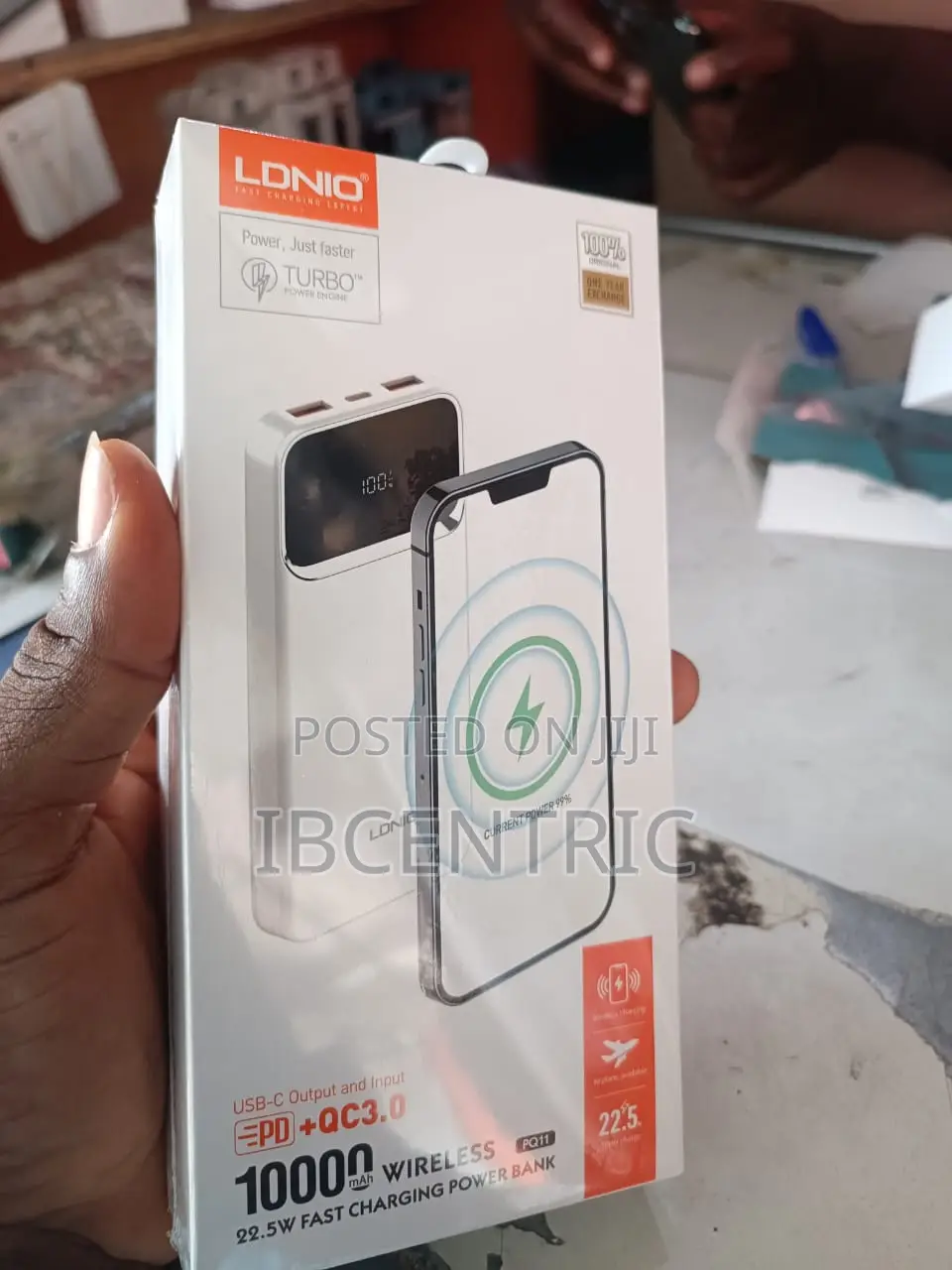 LDNIO 10000mah Magnetic Wireless Charger