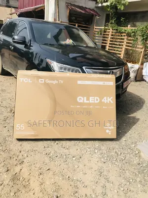Black Glossy Qled 55 Inches TCL Electric C635 Smart Tv