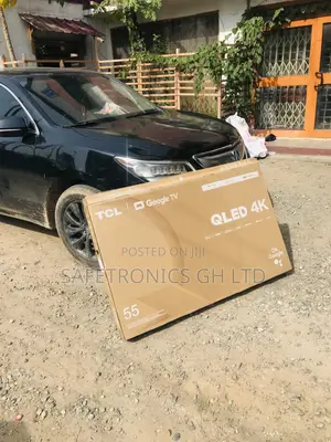 Electric Black Smart Qled 55 Inches Glossy TCL C635 Tv
