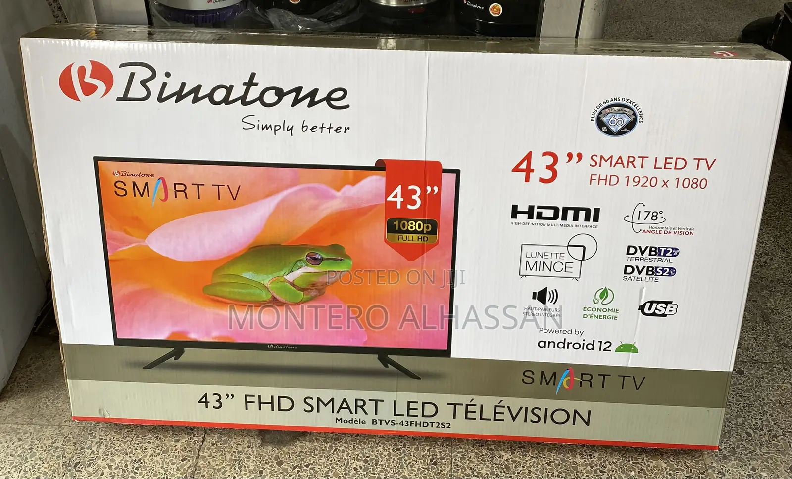 43”Inches Binatone Television