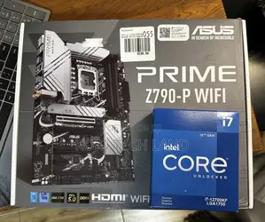 Intel I7 12th Gen CPU ASUS Z790 Motherboard