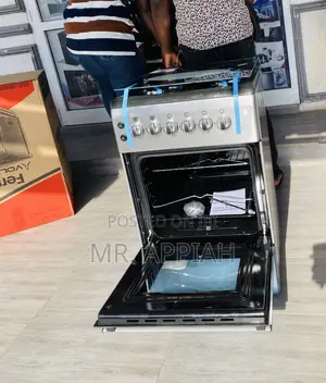 Quality Ferre 50x60 4 Gas Cooker With Oven and Grill,Gray.
