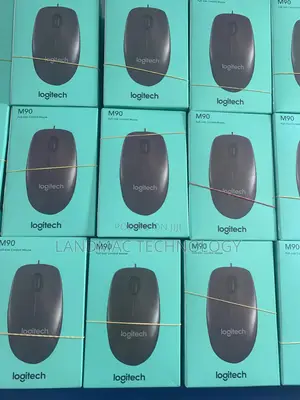 Logitech Wired Mouse M90 Black Usb