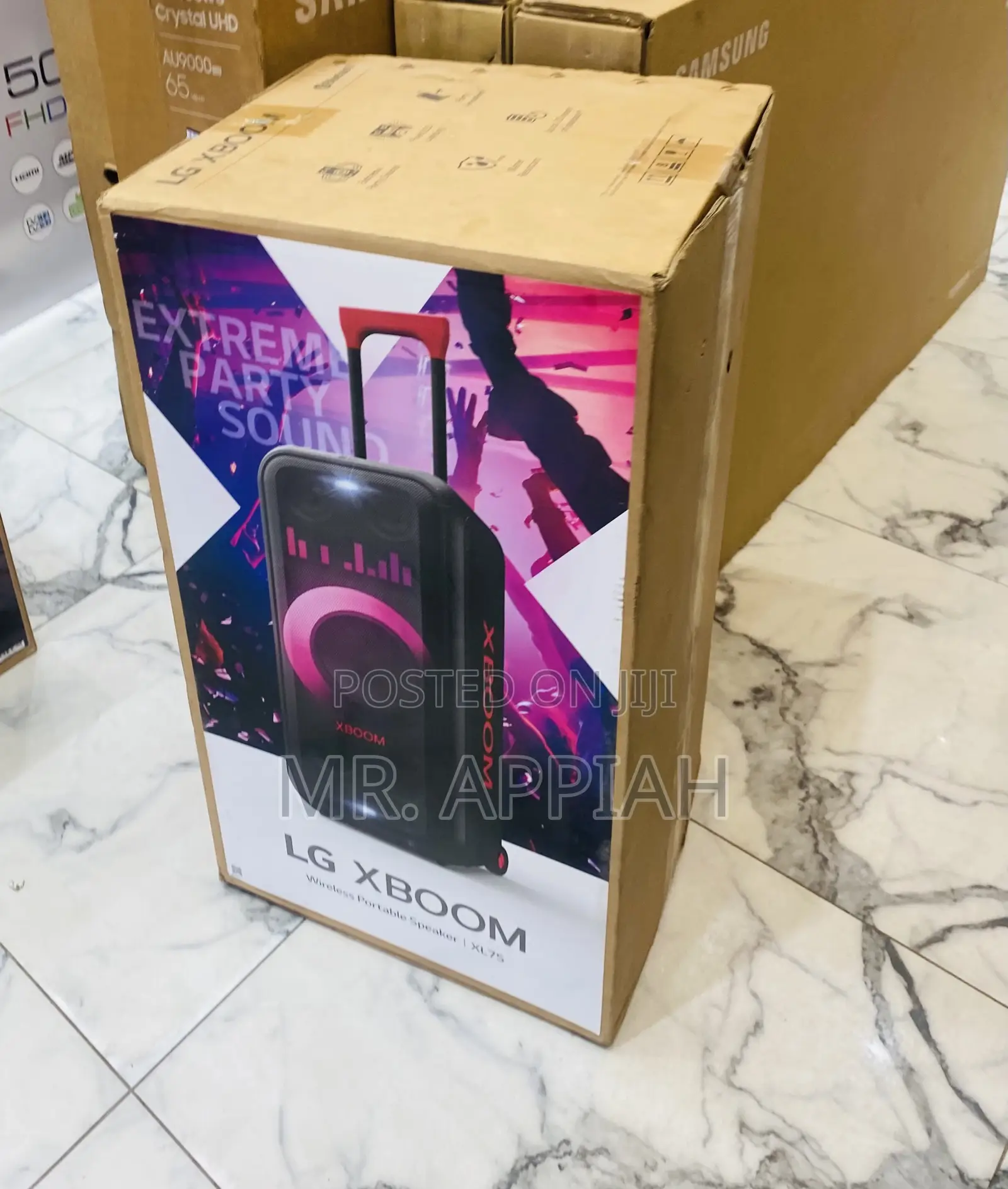 Authentic LG Portable Bluetooth Party Speaker(XL7S)Black.