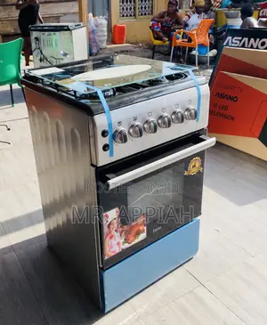 Stainless Steel Ferre 50x60 4 Gas Burner With Oven(Gray).