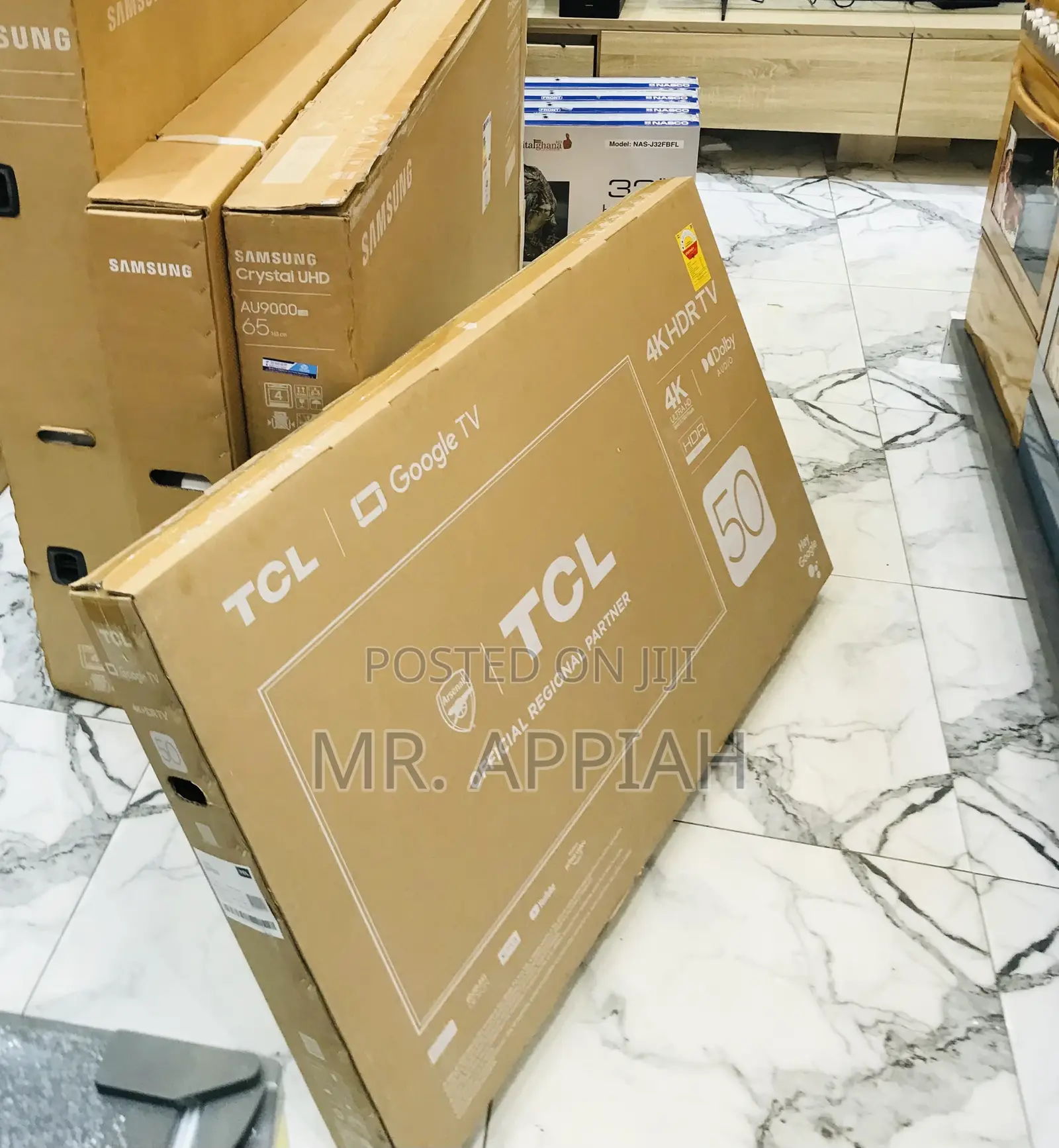 Shop Authentic TCL 50P735 50” Ultra HD Smart Tv,Black.