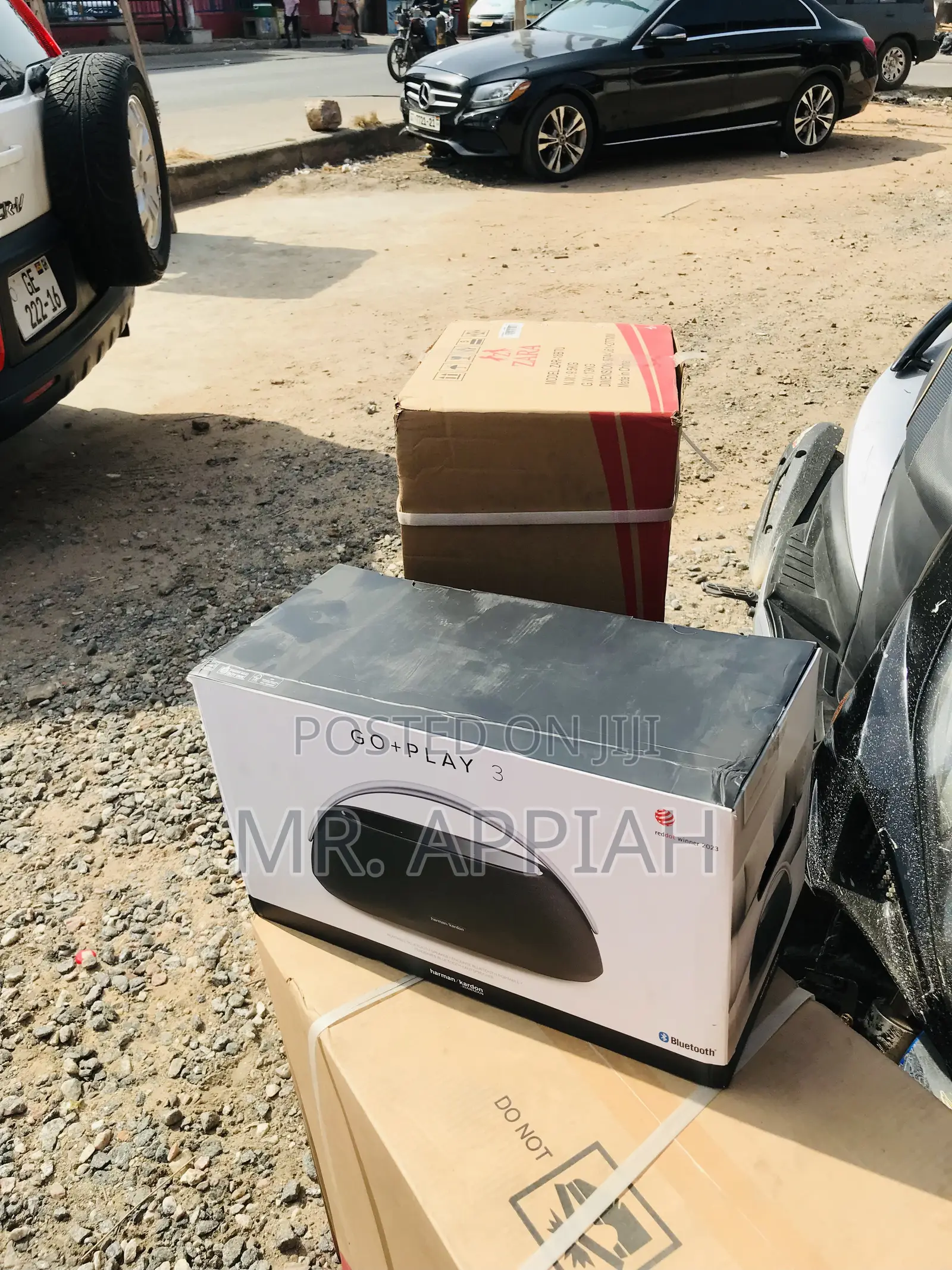 Authentic Harman Kardon Go + Play Portable Speaker(Black).