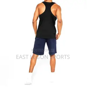 Men Vest Gym Gold Yellow Gym Training