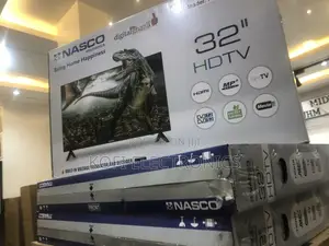 Nasco Digital Satellite TV – 32′′ Black W/Stereo Audio Input