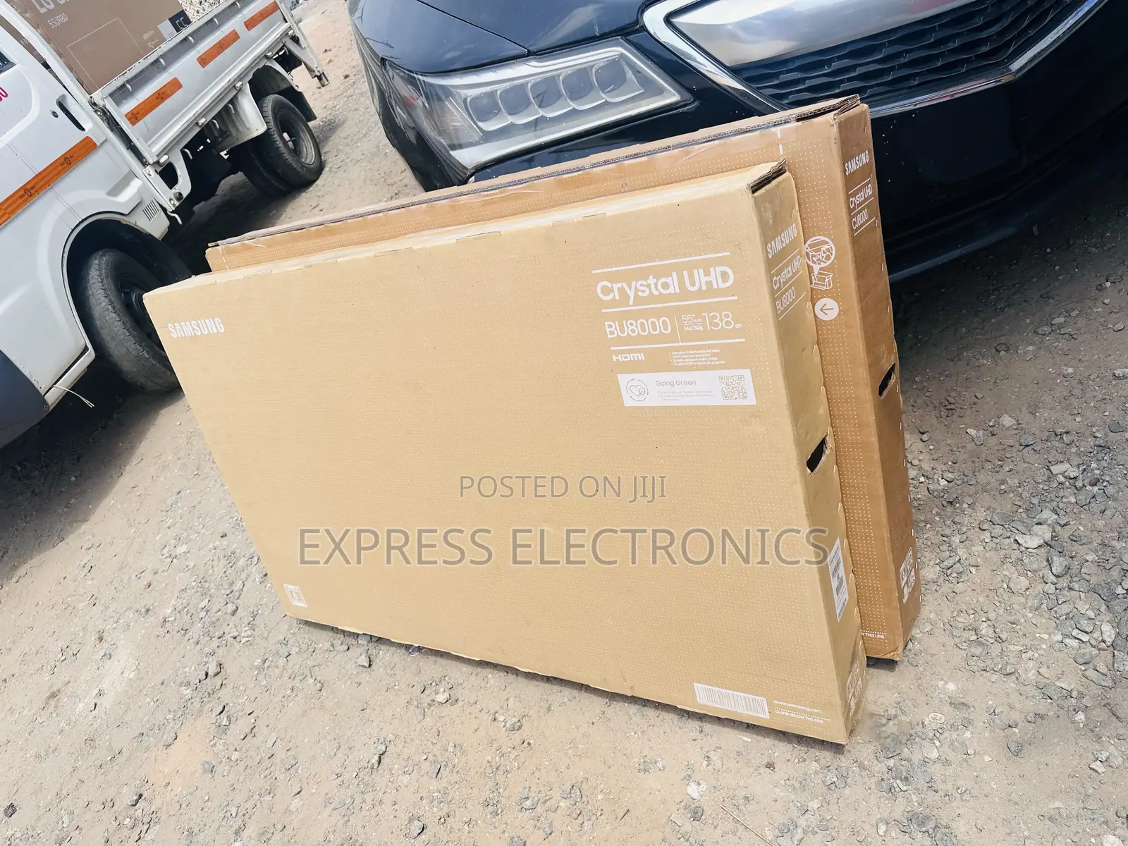 Glossy Sleek Slim UHD Samsung Smart Glossy 55”Bu8000