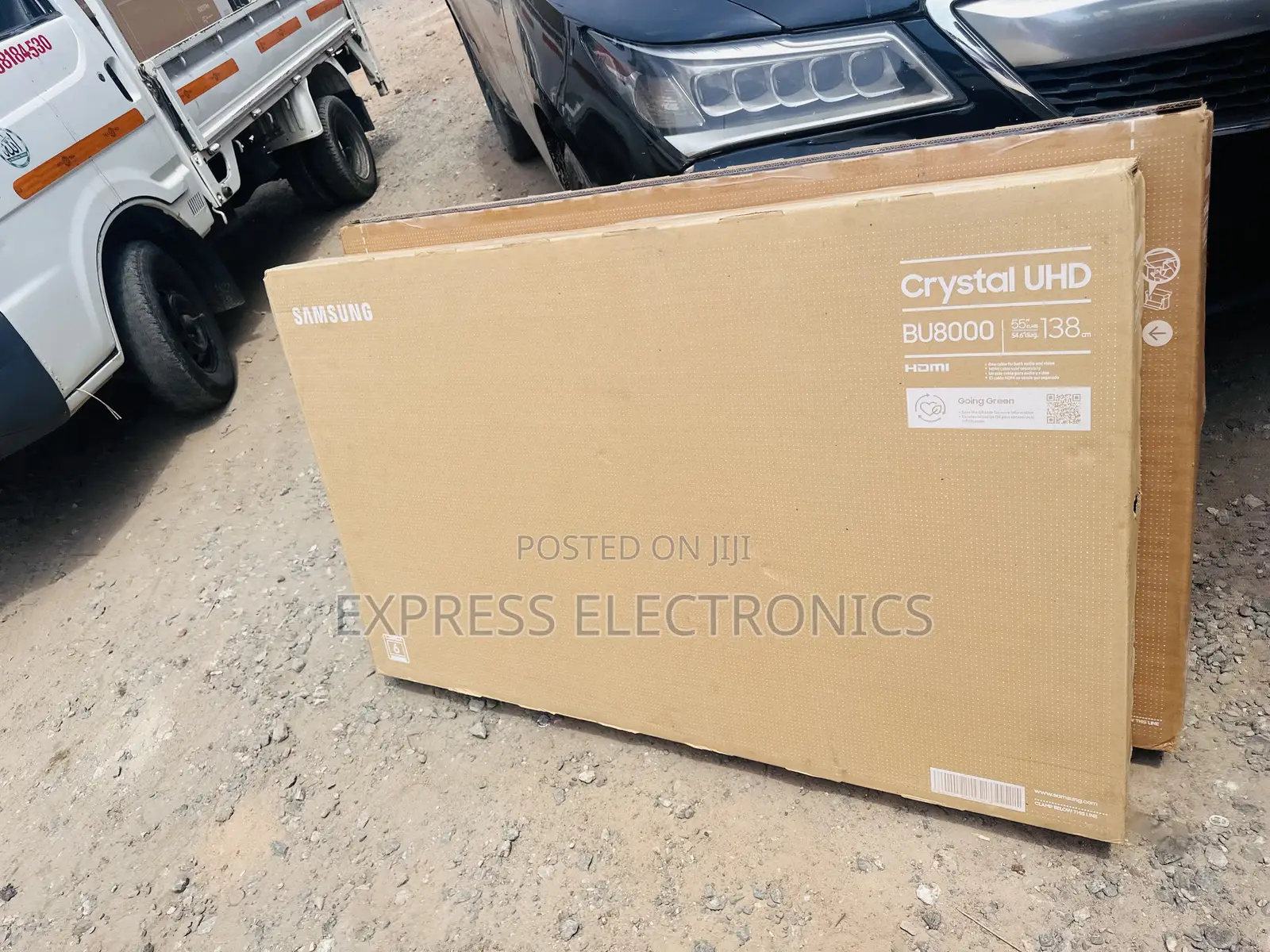 Glossy Sleek Slim UHD Samsung Smart Glossy 55”Bu8000