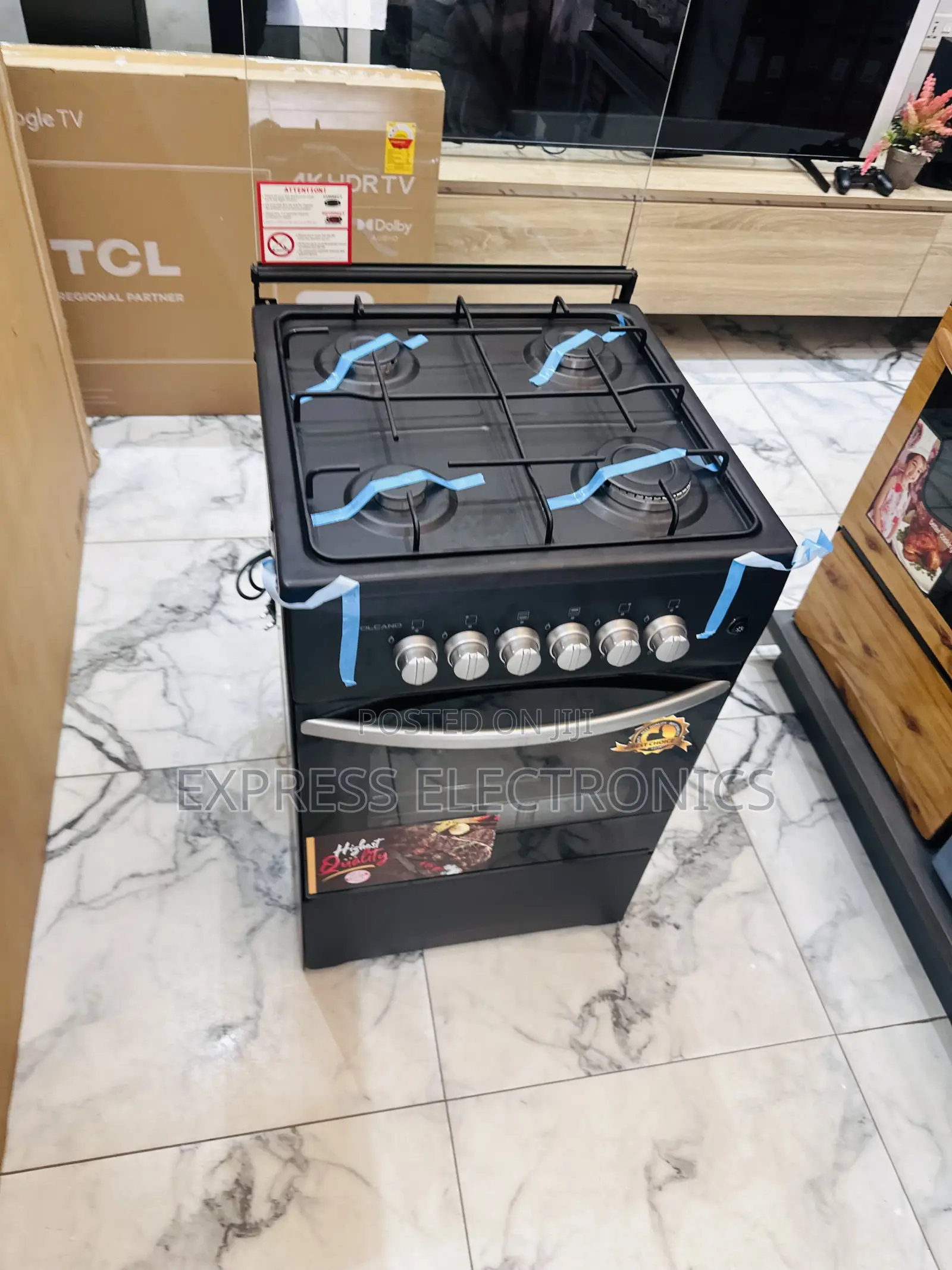 50/50 Turkish Made Gas Cooker Oven 4burner