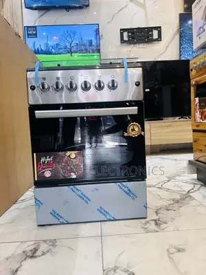 Extra Cooking  Ferre Sliver 4burner 60/60 Oven Rotisserie