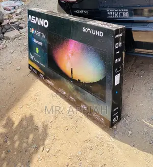 Original Asano 50 Inch(Black) Uhd Smart Led Tv.