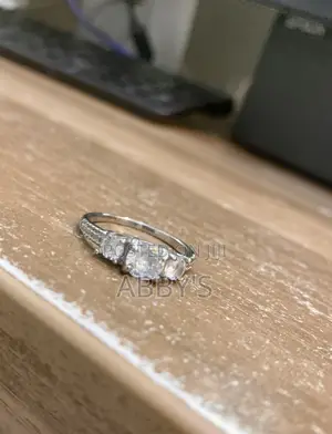 High Grade Silver Engagement/Promise Ring