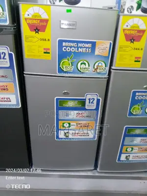 Nasco 110 Littres Double Door Fridge