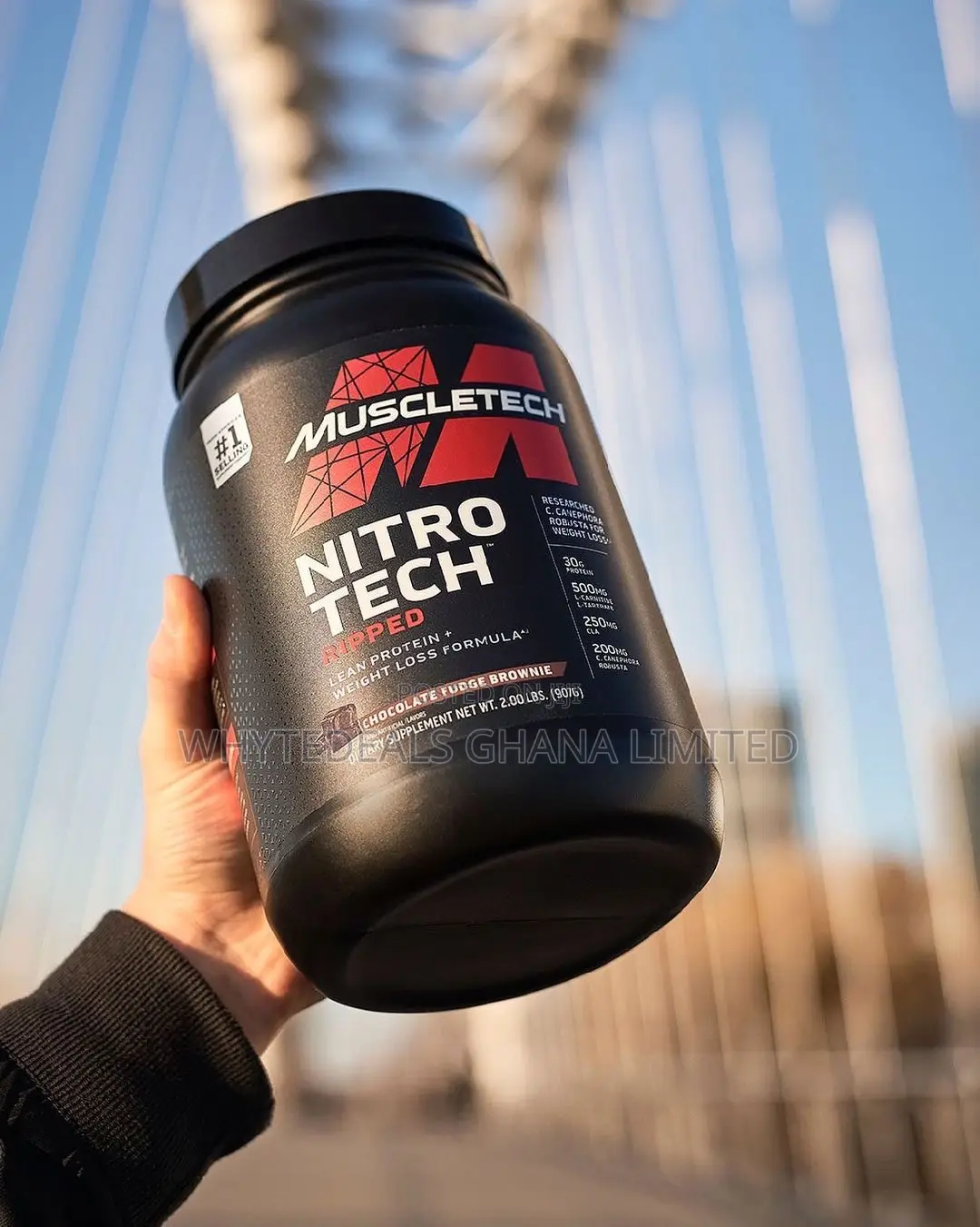 Muscletech Nitro-Tech Ripped Whey Protein-Build Muscles 2lbs