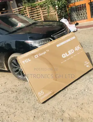 Electric Glossy Qled TCL 55 Inches Black Smart C635 Tv
