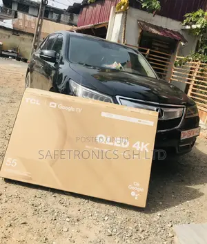 Glossy Black Electric TCL C635 Smart Qled 55 Inches Tv