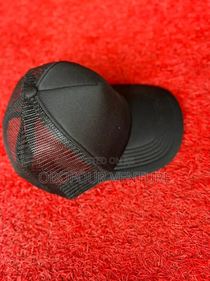 Mens Half Mesh Adjustable Trucker Cap Baseball Hat