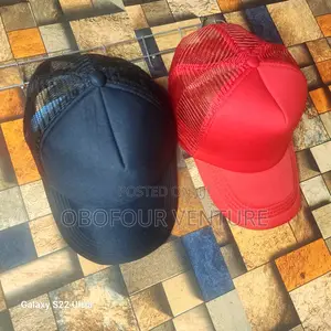 Mens Half Mesh Adjustable Trucker Cap Baseball Hat