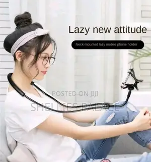 Retractable Neck Hanging Selfie Pole Stand Adjustable 360°