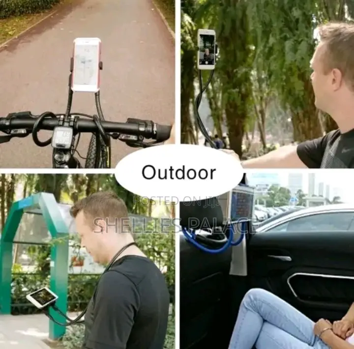 Retractable Neck Hanging Selfie Pole Stand Adjustable 360°