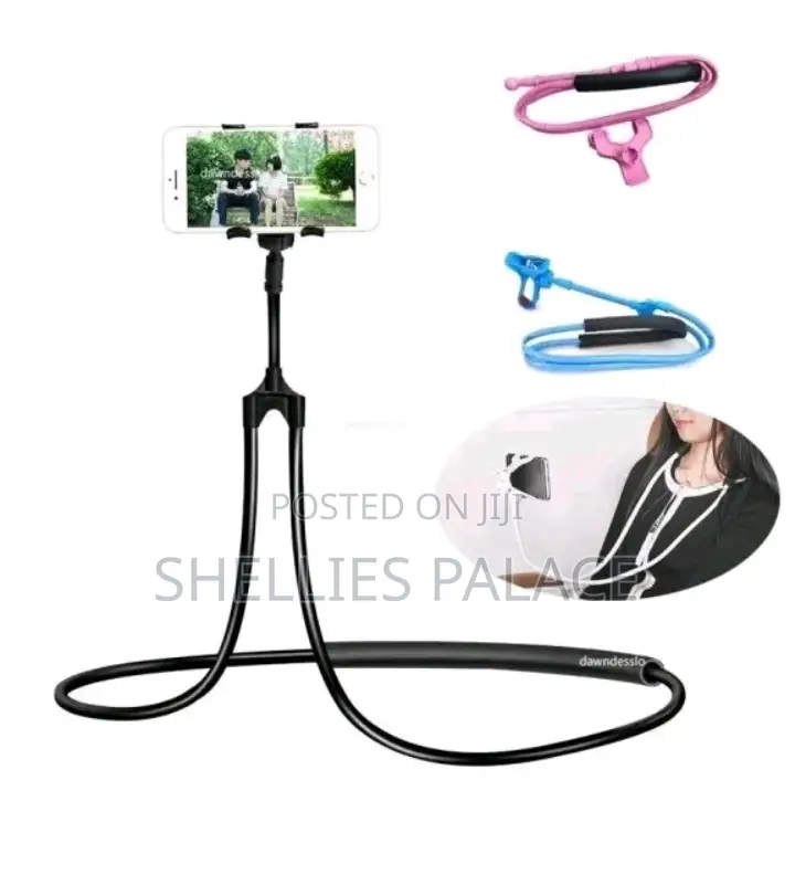 Retractable Neck Hanging Selfie Pole Stand Adjustable 360°