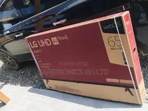 Electric 65 Inches Smart UHD Black UP77 LG Glossy Led Tv 