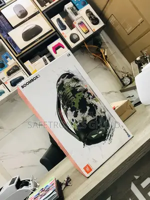 JBL Wireless Army Green Electric Boombox3 Speaker