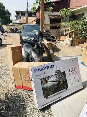 Brand New Nasco 50 Inch Full HD Electric Led Tv(Black)