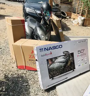 Shop Reliable Nasco 50”Full HD Satellite Electric Tv(Black)
