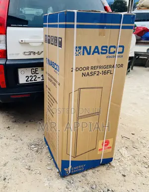 Well Design Nasco Nasf2-16fl Double Door Electric Fridge.