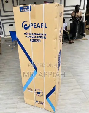 Buy Pearl PF-200B Double Door Electric Fridge,Gray.