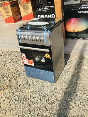 Oven With Grill 50x60 4 Gas Cooker Ferre Glass Lid