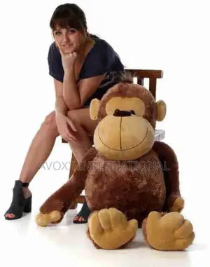 Invoker Hug N Feel Soft Polyester Gel Fiber Monkey - 3 Feet