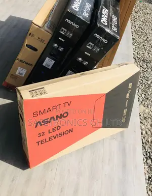 Asano 32 Inches Glossy Led Black Smart Electric Tv
