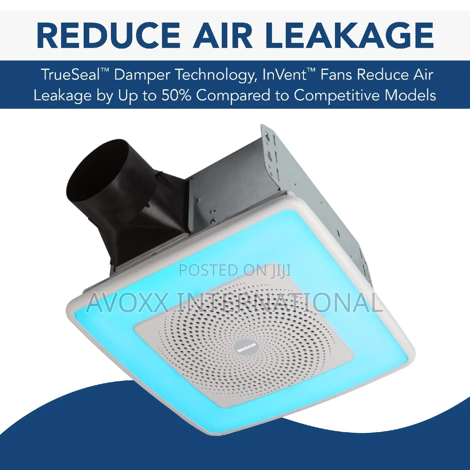 Nutone SPK110RGBL Ventilation Fan W/Bluetooth Speaker
