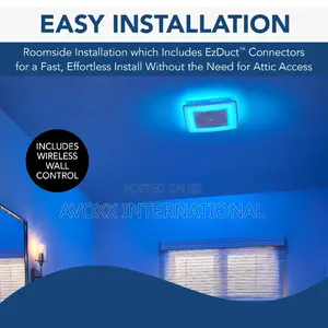 Nutone SPK110RGBL Ventilation Fan W/Bluetooth Speaker