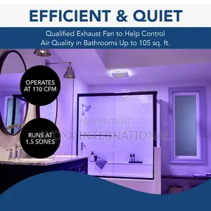 Nutone SPK110RGBL Ventilation Fan W/Bluetooth Speaker