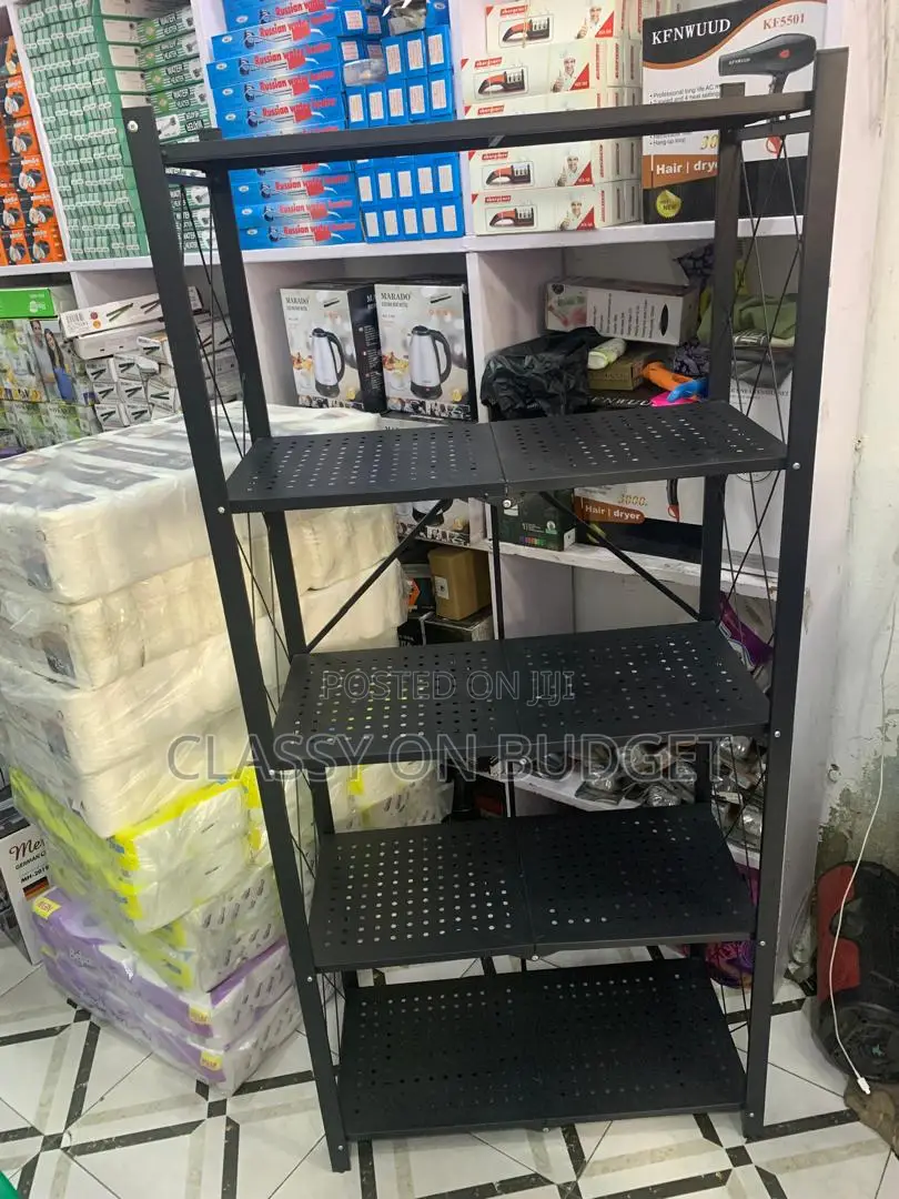 5 Tier Foldable Storage/ Kitchen Rack