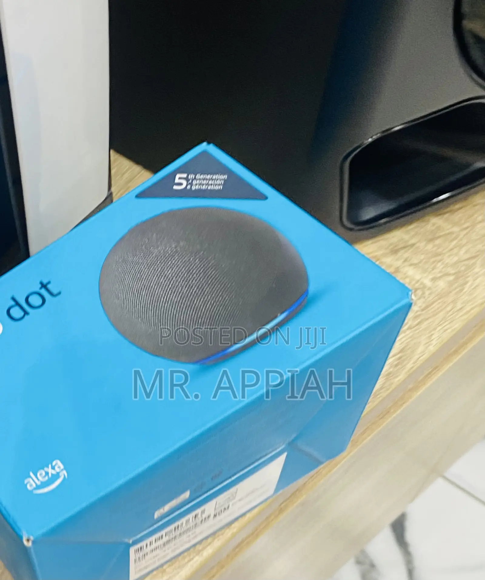 Echo Dot 5th Gen Portable Bluetooth Speaker(Black).