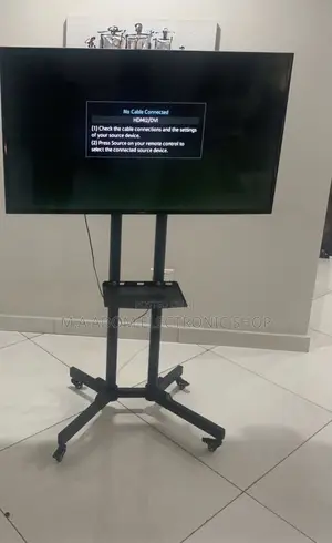 Moveable Tv Trolly for 32 Inch to 70 Inch Tv(Black).