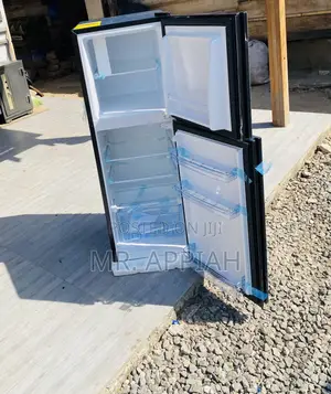 (Black)Pearl Pf-217t-2b 2 Door Electric Fridge,Mirror.