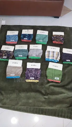 Original Zara Boxer Shorts in All Sizes Available for Sale