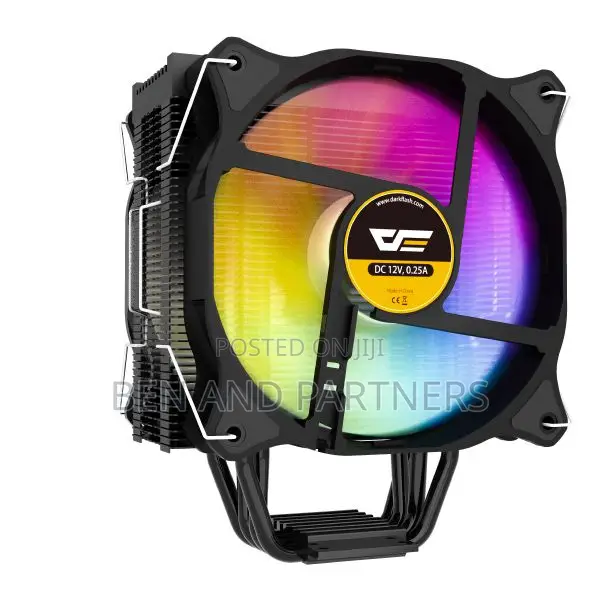 Darkair Plus CPU Cooler, Dual Fans, Supports 12th Gen AMD