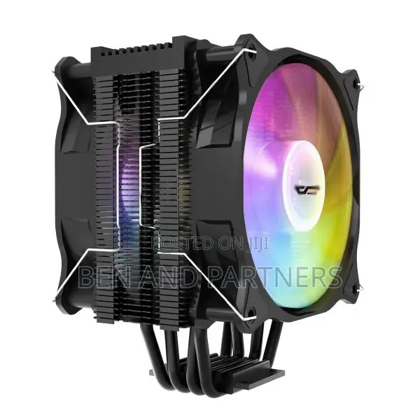 Darkair Plus CPU Cooler, Dual Fans, Supports 12th Gen AMD