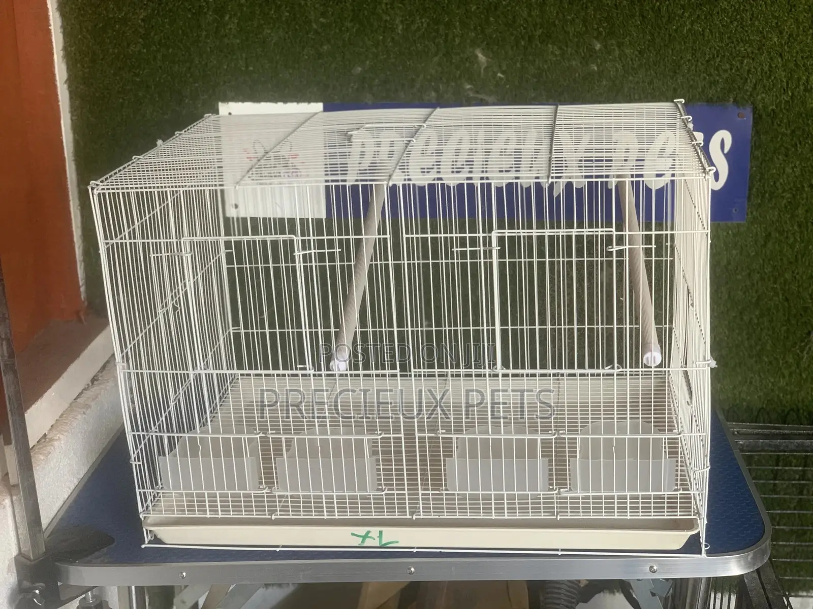 Twin Parrot and Parrakeets Cage Tag 003