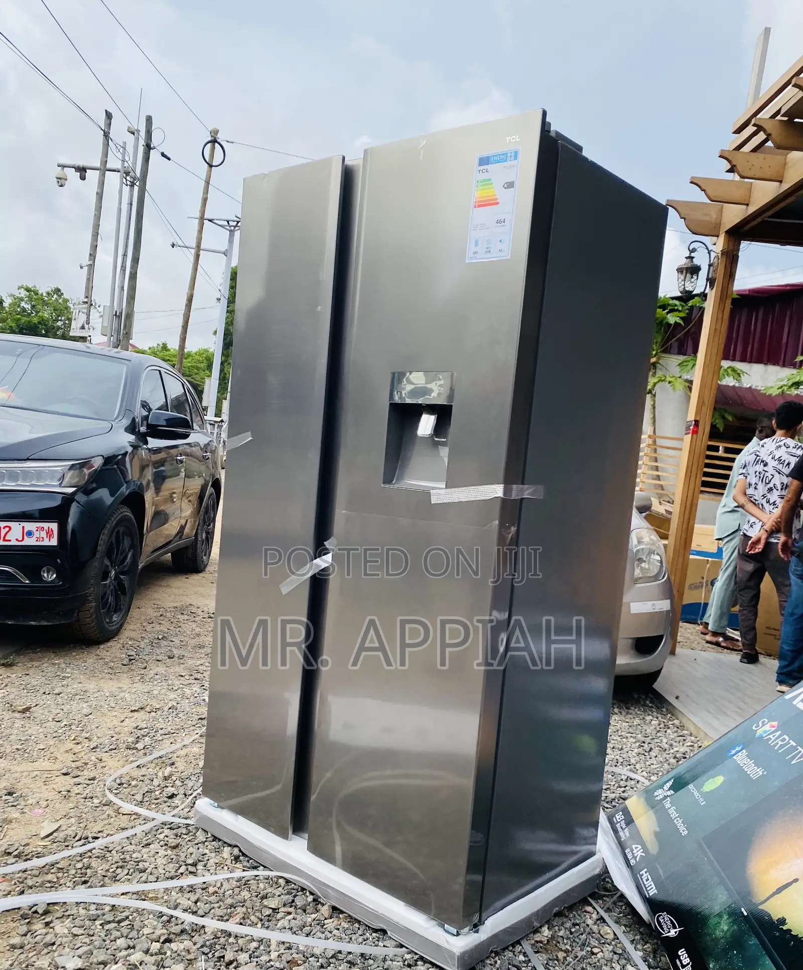 Shop AffordableTcl-P520sbnside by Side Electric Fridge,Gray